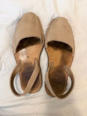 Pons leather shoes sz 8